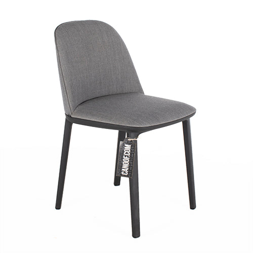 Vitra softshell stoel 4-poot grijs