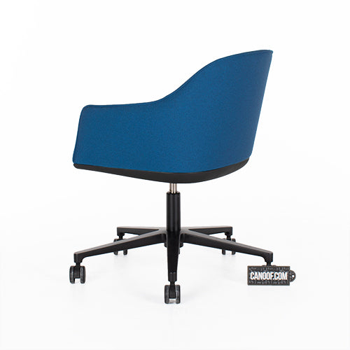 Vitra Softshell bureaustoel blauw