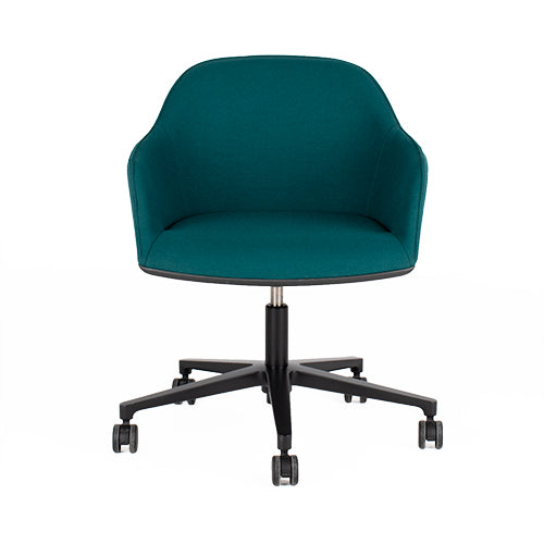 Vitra Softshell bureaustoel turquoise
