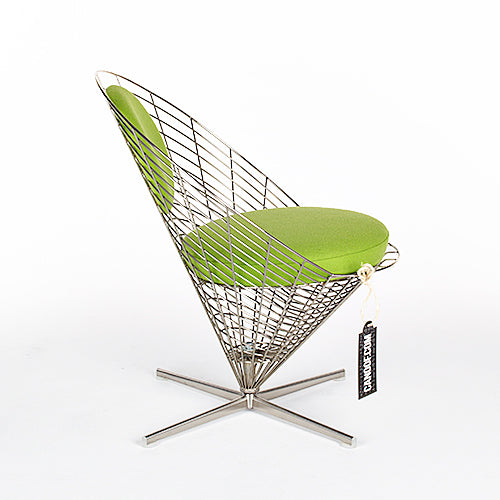 vitra wire cone chair groen
