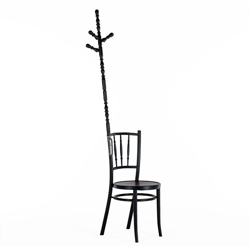 Vroonland extension chair zwart