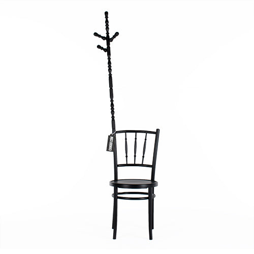 Vroonland extension chair zwart