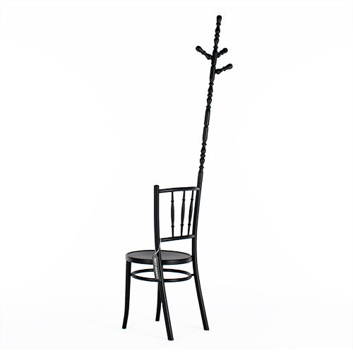 Vroonland extension chair zwart