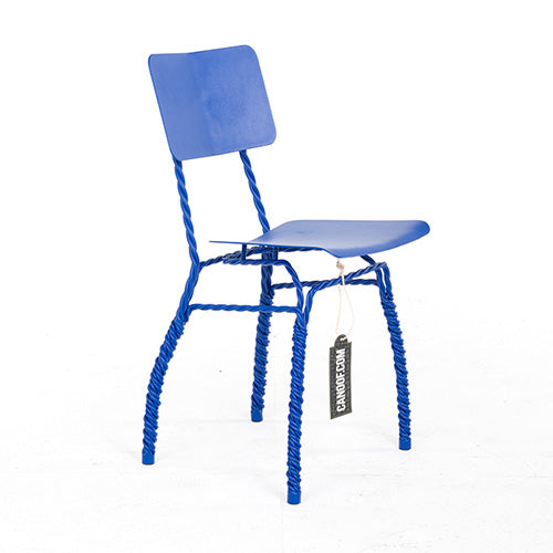 ward wijnant twisted chair blauw