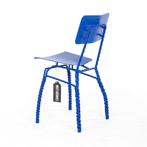 ward wijnant twisted chair blauw