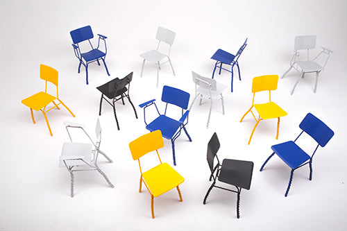 ward wijnant twisted chair meerkleurig