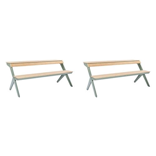 Weltevree Table bench set groen