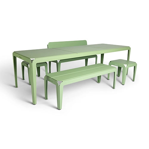 Weltevree Bended set tafel bank groen