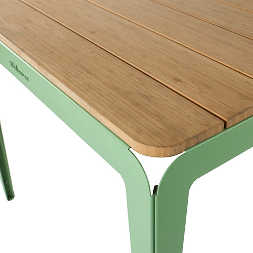 Weltevree bended tafel hout groen