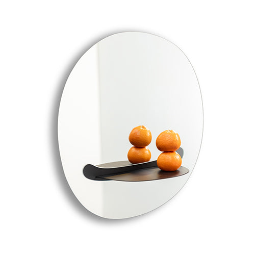 Werkwaardig Smiling mirror zwart
