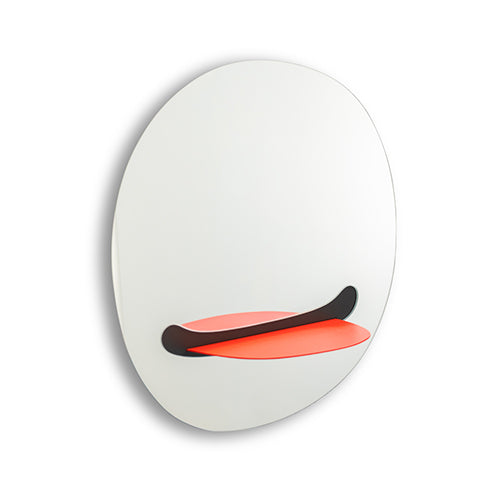 Werkwaardig Smiling mirror rood