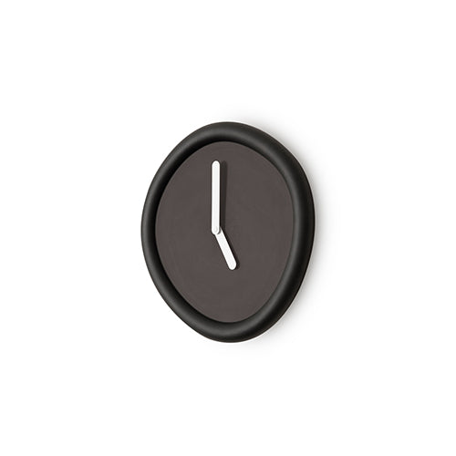 Werkwaardig Round clock zwart wit