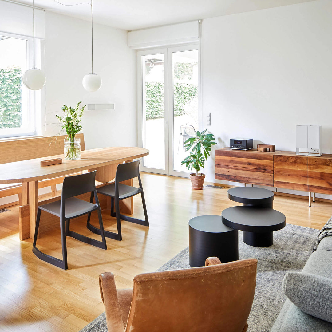 Tecta K8 salontafel zwart