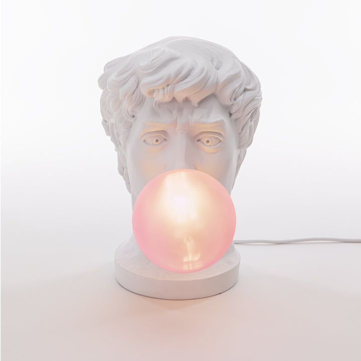 Seletti Blow Wonder lamp wit roze