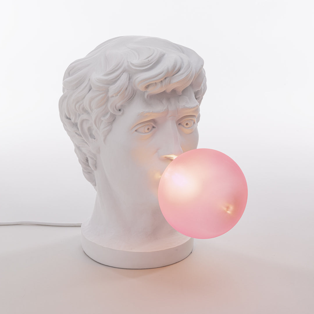 Seletti Blow Wonder lamp wit roze