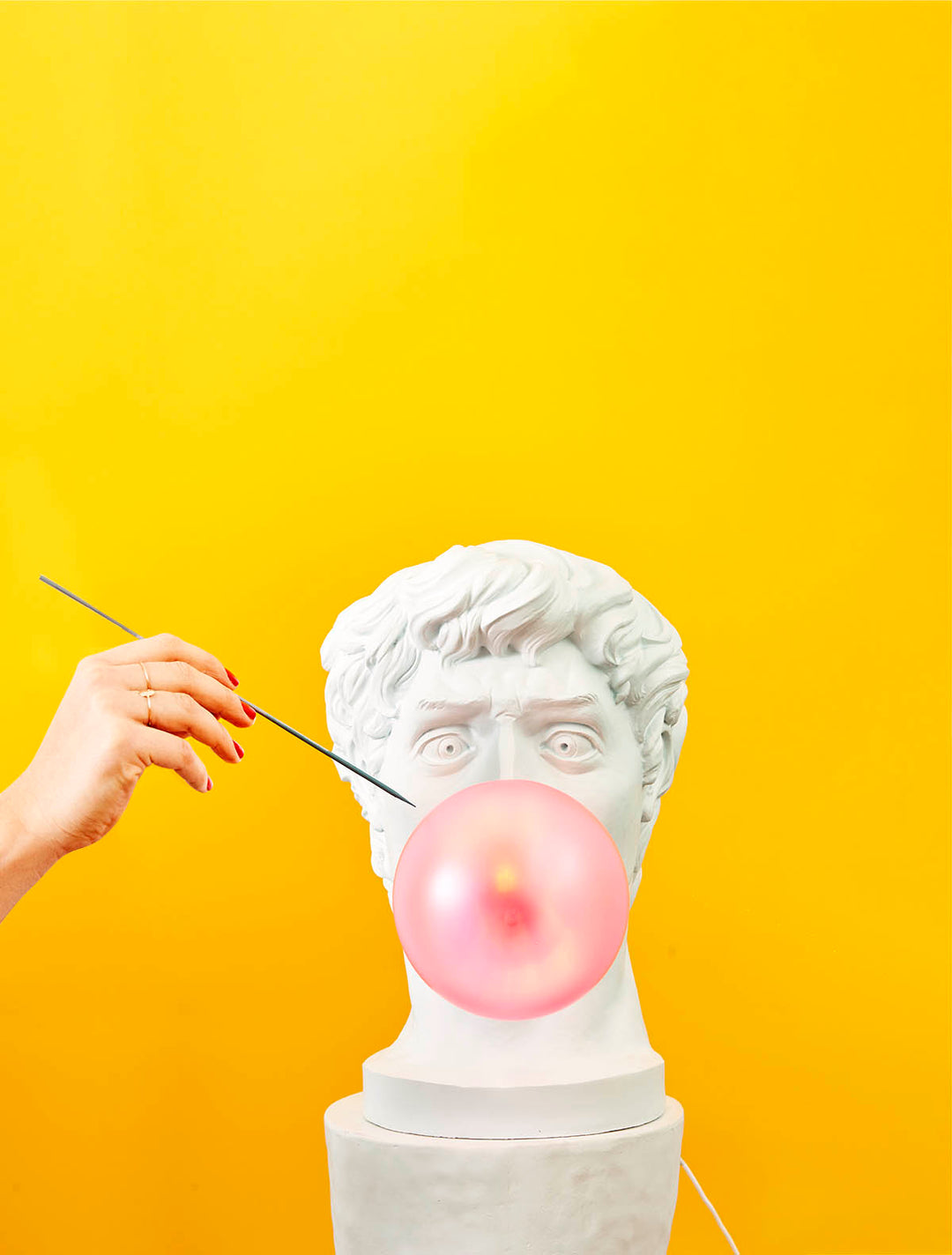 Seletti Blow Wonder lamp wit roze