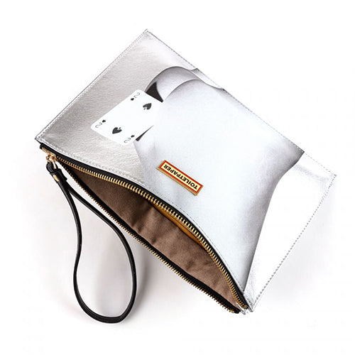seletti clutch billen grijs