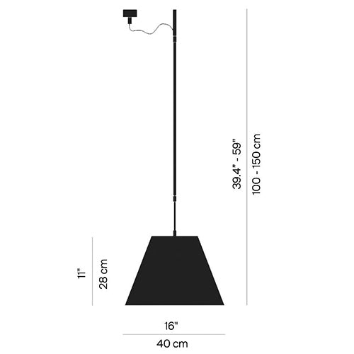 luceplan costanzina hanglamp wit