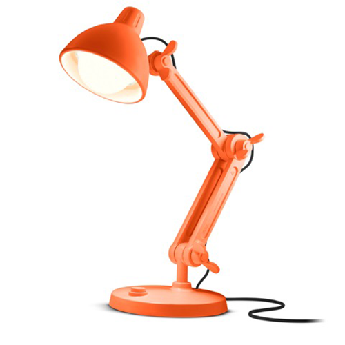 mal lummel lamp oranje