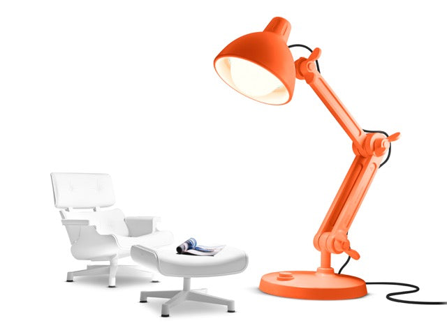 mal lummel lamp oranje