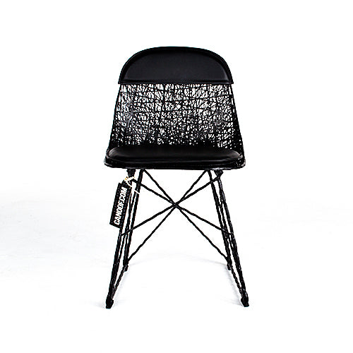 moooi carbon chair caps zwart