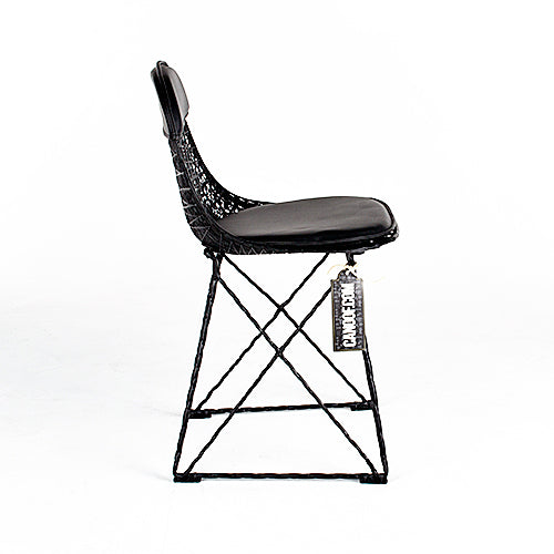 moooi carbon chair caps zwart