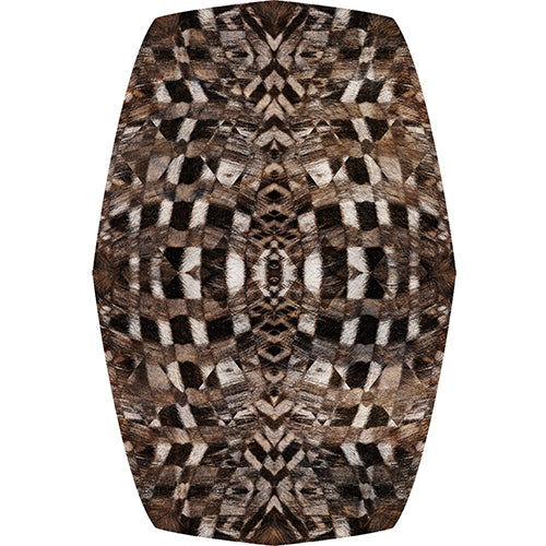 moooi carpets aristo quagga vloerkleed bruin