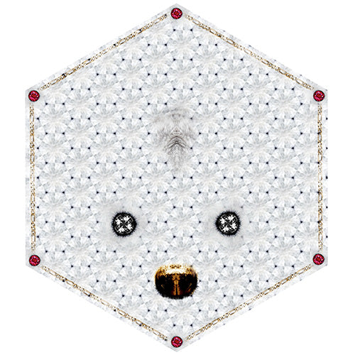 moooi carpets crystal teddy wol vloerkleed grijs