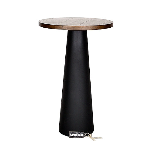 Moooi Container statafel zwart wood kaneel