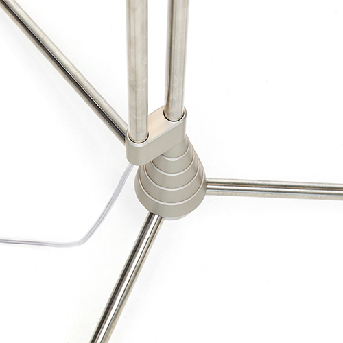 Moooi filigree vloerlamp RVS aluminium