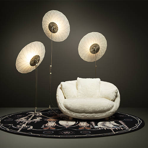 moooi filigree vloerlamp wit