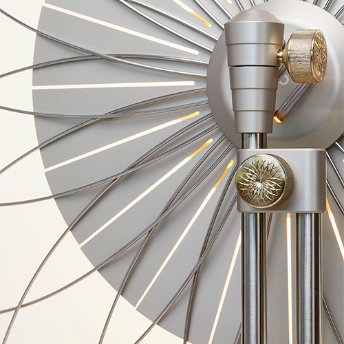 moooi filigree vloerlamp wit warmkleurig