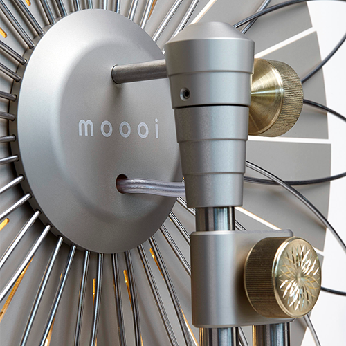 moooi filigree vloerlamp RVS aluminium