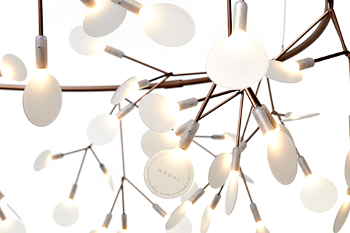 Moooi Heracleum hanglamp Small Big O koper kleur