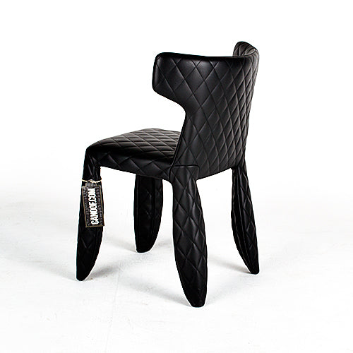 moooi monster armchair zwart leder