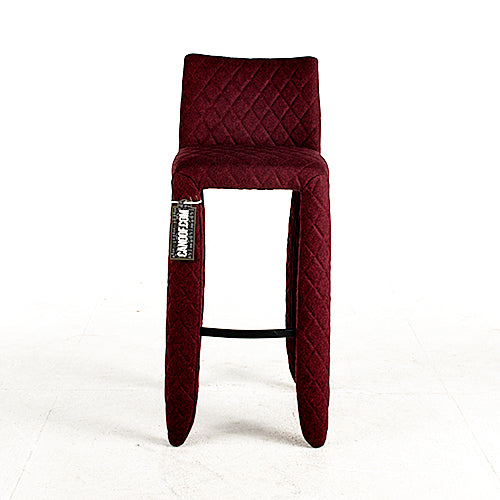 moooi monster barstool divina melange bordeaux rood