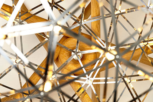 moooi raimond r89 tensegrity vloerlamp hout