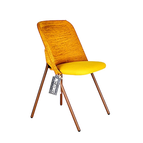 Moooi Shift chair geel