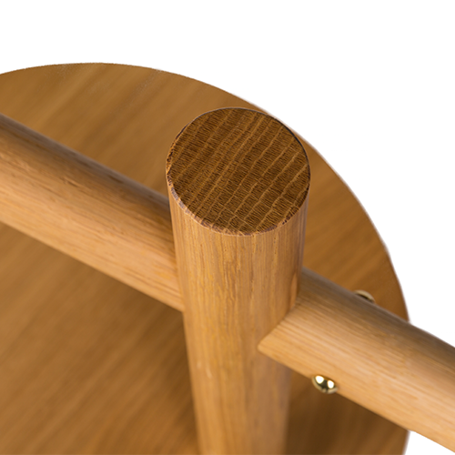 Moooi Woody zwart bijzettafel