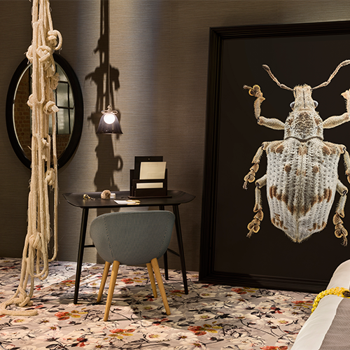 moooi woood bureau zwart