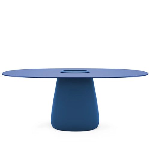Qeeboo cobble tafel hpl bucket blauw