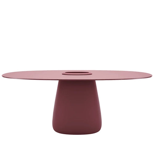 Qeeboo cobble tafel hpl bucket rood