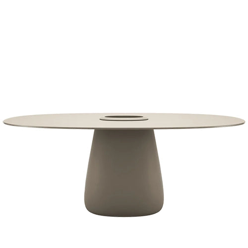 Qeeboo cobble tafel hpl bucket taupe