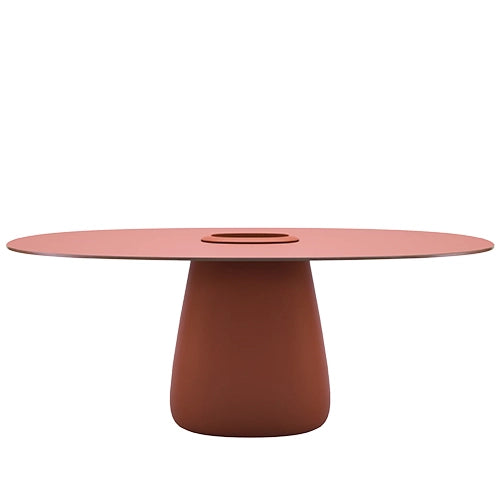 qeeboo cobble tafel hpl bucket terracotta