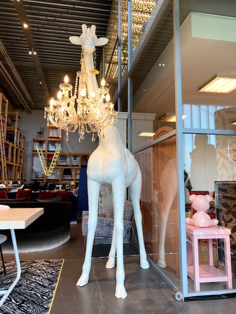 qeeboo giraffe lamp 265cm wit