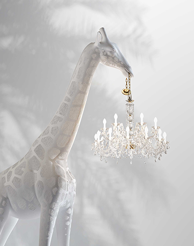 qeeboo giraffe lamp 4 meter wit