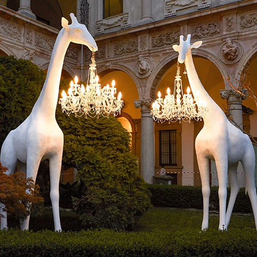qeeboo giraffe lamp 4 meter wit