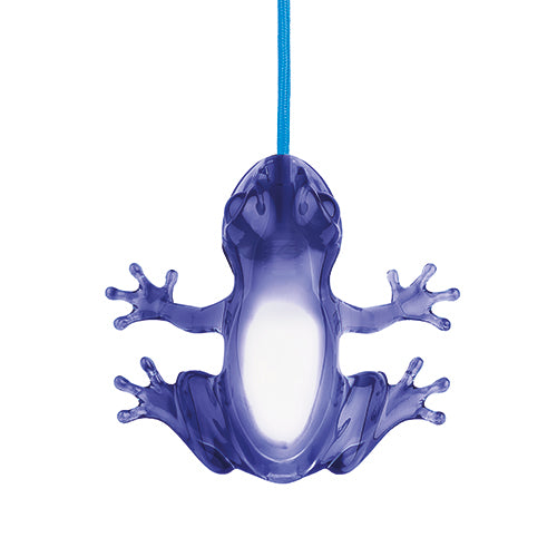 Qeeboo hungry kikker lamp blauw