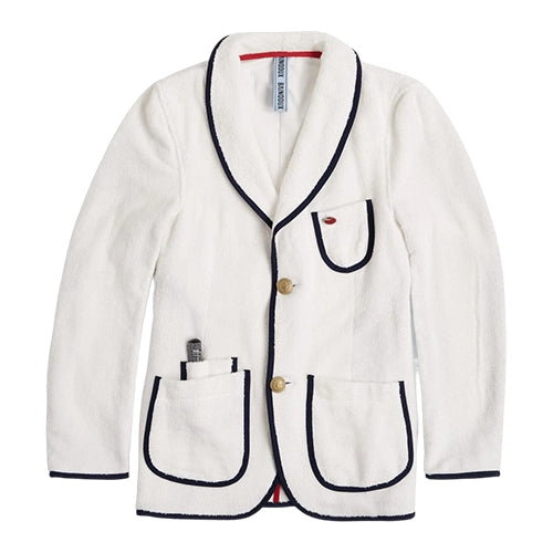 Baindoux Royal Blazer wit/donkerblauw