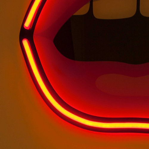 seletti blow wandlamp rood